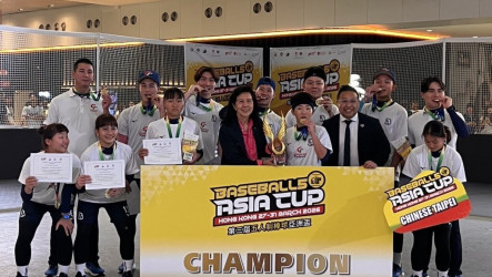 亞洲盃5人制棒球賽台灣隊史第2冠　獲世界盃門票