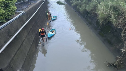 桃園65歲婦雨天外出失聯  警消新屋溪尋獲遺體