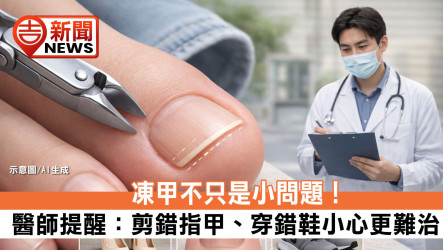凍甲不只是小問題！醫師提醒：剪錯指甲、穿錯鞋小心更難治
