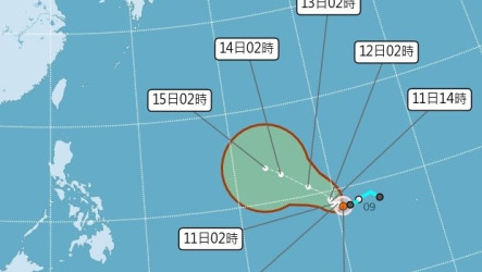 颱風辛樂克凌晨生成　對台無直接影響