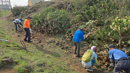 迎澎湖觀光季　海管處東吉嶼淨灘並修復手作步道