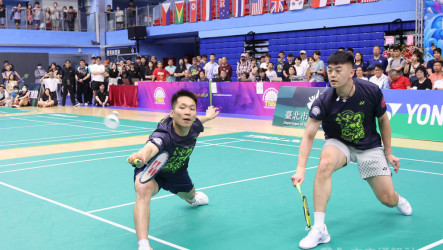 「麟洋配」合體現身清晨盃　李洋：燃燒肩旋轉肌