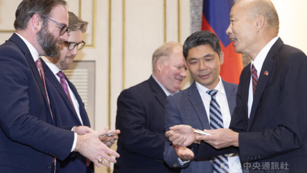 美國智庫訪問團拜會韓國瑜　關注軍購