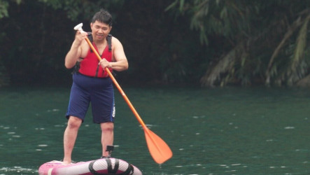 身障節目感動特映  視障者林家興挑戰SUP立槳圓夢