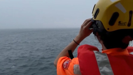 海巡艦抵基隆漁船事故海域 全力搜救失聯船長