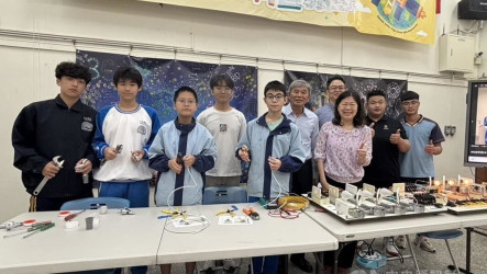 竹市三民國中辦水電維修營　學生學實作技能