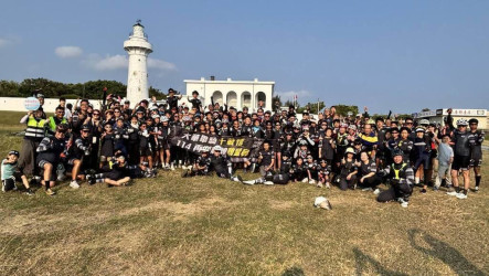 高雄大華國小250人團隊畢業騎乘 踩踏鵝鑾鼻153公里