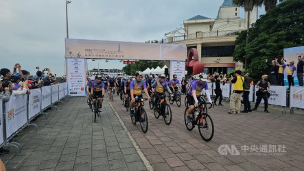 淡江大橋通車前　2500自行車友樂打卡