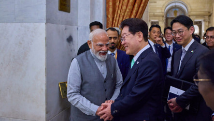 韓國印度領袖會談　籲加強合作因應中東情勢