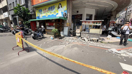 台中西屯大樓磁磚脫落　市府要求管委會限期改善