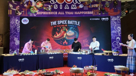 台灣牛肉麵對決泰國鮮蝦辣醬　台泰主廚曼谷拚廚藝