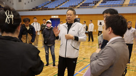 亞運參訪團考察角力場　理事長喊話拚首面獎牌