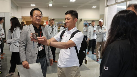 亞運參訪團考察拳擊賽場　租用拳館供選手練習