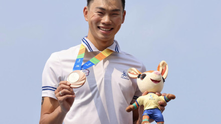 潘子易鐵人水陸兩項摘銅　亞沙運台灣獎牌開張