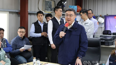 卓榮泰視察馬祖海巡廳舍重建　籲立院支持軍購