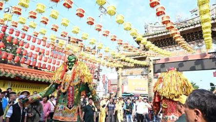 彰化同安寮十二庄請媽祖遶境　進香媽、同安媽起駕