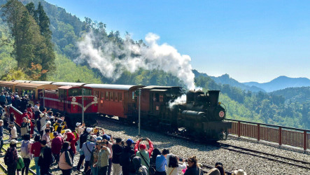 嘉縣推暑假親子鐵道之旅　搭蒸汽火車遊阿里山