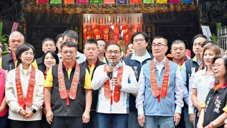 板橋慈惠宮慶典  侯友宜蘇巧慧李四川同台祈福