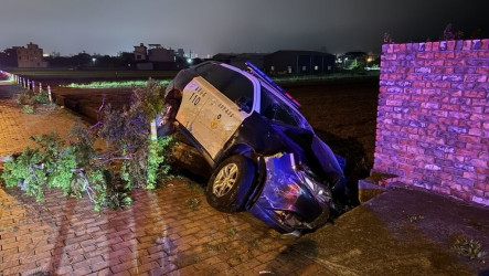 苗栗7旬翁疑毒駕心虛拒檢　碰撞警車釀2警傷