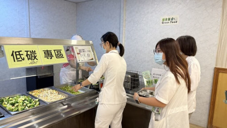 豐原醫院推淨零綠生活　獲環境部綠食飯桌認證