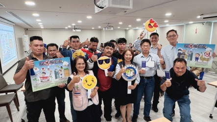 移民署攜手企業宣導反詐　泰語分享移工遭詐案例