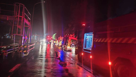 核二廠內閒置倉庫凌晨火警　消防迅速撲滅無人傷