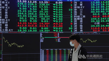 台股本週下跌431點　上市公司總市值降至134.29兆元