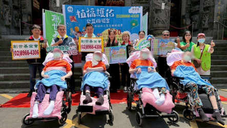 創世植物人新北五穀先帝廟祈福　為園遊會暖身集氣