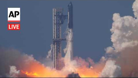 SpaceX升級版星艦V3首飛　自德州發射升空