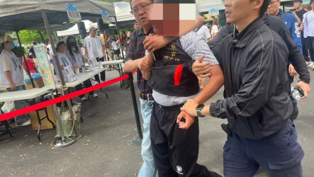 柯文哲出席活動遭丟擲雞蛋　北市警逮1男送辦