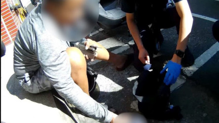 頭份騎士拒檢逆向、闖紅燈逃逸　警逮人查獲毒品