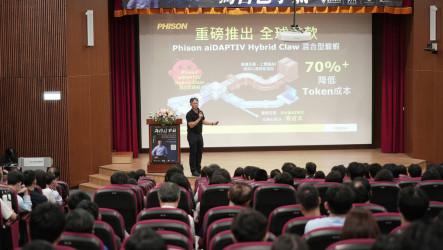 群聯創辦人潘健成勉興大學生 把握AI落地應用黃金期