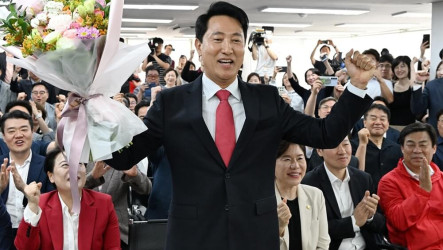 吳世勳逆轉連任首爾市長  強調應追究選票不足責任