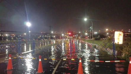 新北強降雨多處積淹水　災變中心強化三級開設