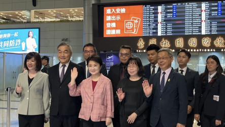 盧秀燕訪歐3國啟程　著眼擴大歐洲商機等3大任務