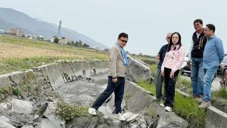 立委陳瑩：爭取逾億元改善台東農田水利設施