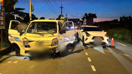 毒駕追撞2車5傷　遭桃園警驗出依托咪酯陽性送辦