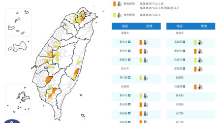 13縣市防高溫　屏東竹田達37.6度