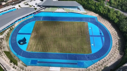 基隆市立田徑場改建 9月試營運跑道全天候開放