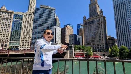 侯友宜考察芝加哥Riverwalk　推動新北水岸觀光