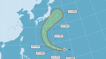颱風無花果生成　對台無直接影響