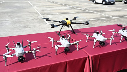 彰縣警局無人機隊成軍  將投入空中巡查與救災