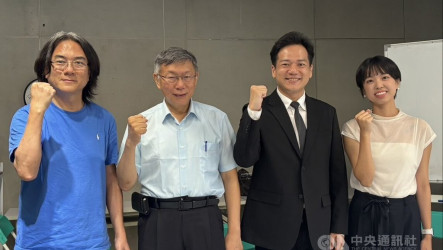 竹北市長選戰  柯文哲為邱臣遠站台指藍白合續協商