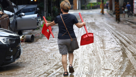 北市內湖累積雨量破250毫米　估傍晚雨勢再起