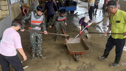南部豪雨釀災情　國軍第四作戰區投入災後復原