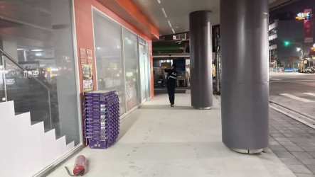 女凌晨拿滅火器猛噴藥妝店面　三重警鎖定對象偵辦