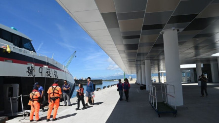 台東富岡港客運中心試營運　往返綠島蘭嶼更舒適