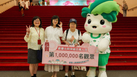 「小翠」迎客  故宮北院2026年中參觀人次破百萬