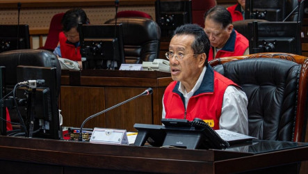 颱風巴威來襲　顧立雄視導國防部災害應變中心