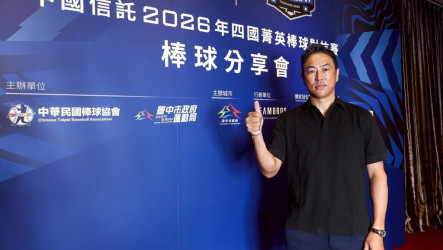 黑田博樹與郭泓志相見歡　7/12替四國棒球賽開球